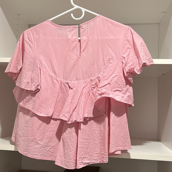 Zara Pink Ruffle Top - Picture 5 of 5